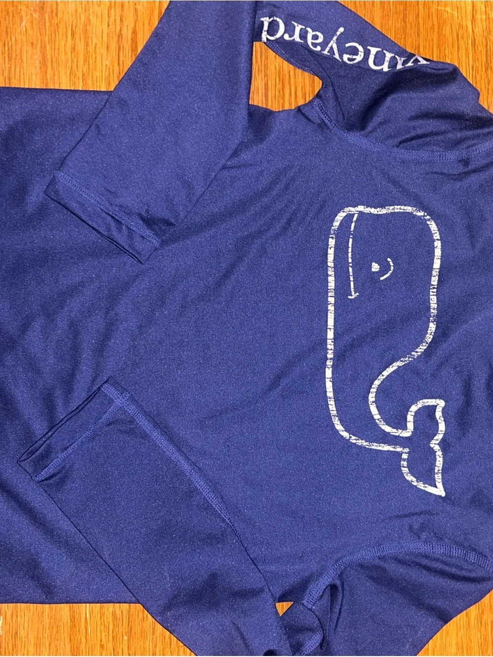 Vineyard Vines Navy Long-Sleeve Performance Shirt
